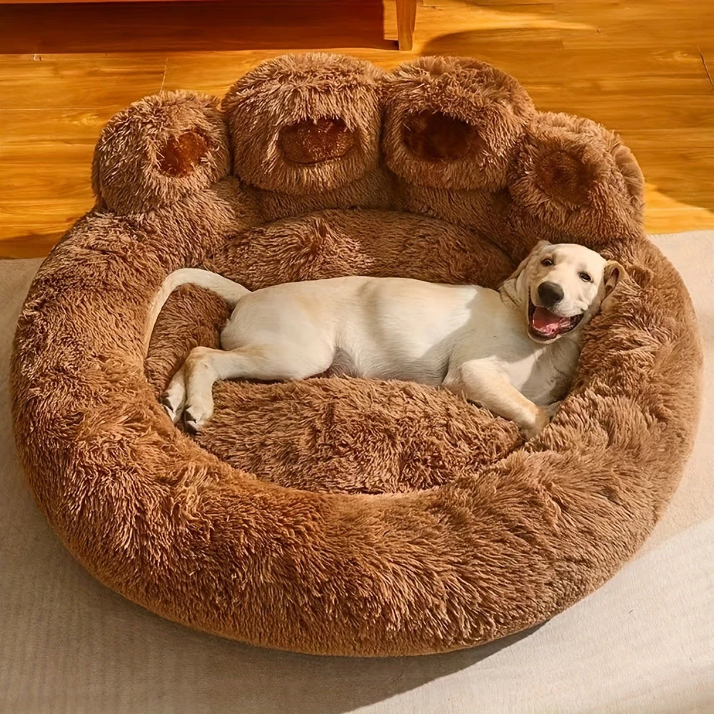 Luna | Luxe Pluche Ligbed | Voor Honden & Katten | Antislip | Wasbaar | Zacht Wintercomfort