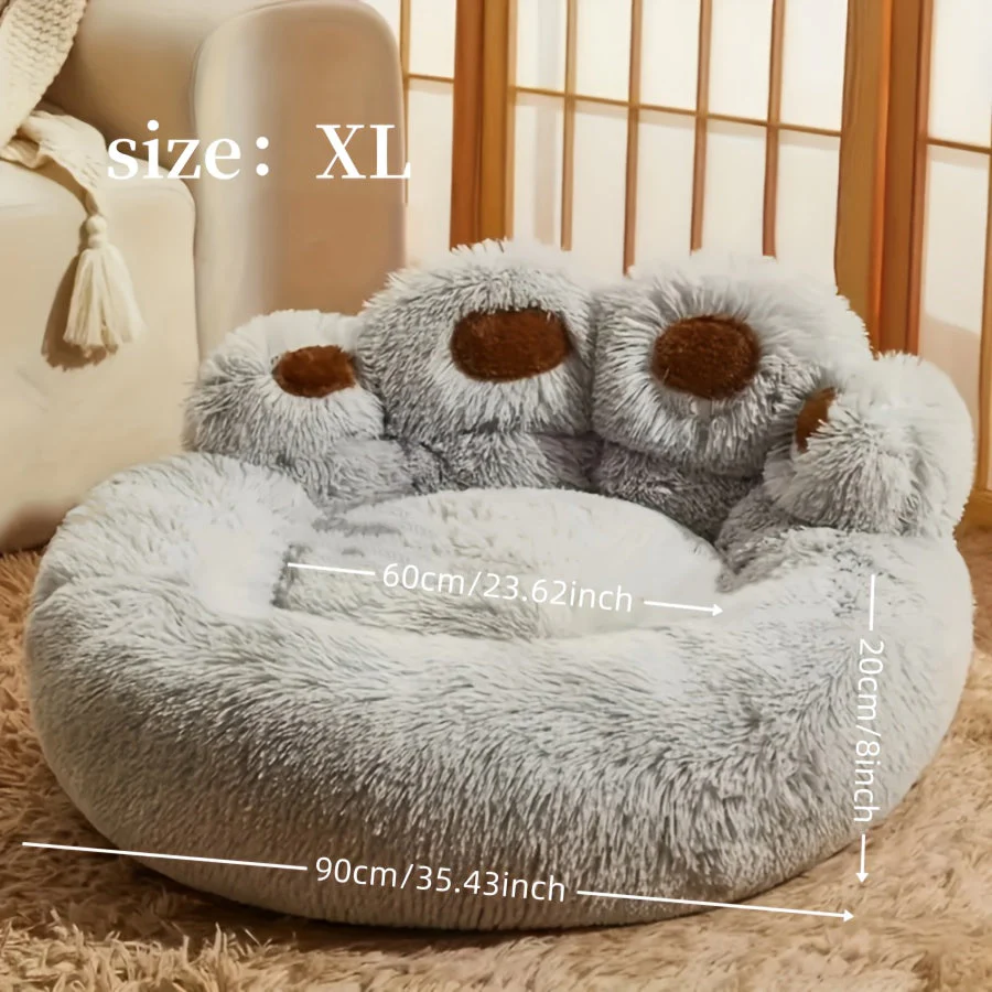 Luna | Luxe Pluche Ligbed | Voor Honden & Katten | Antislip | Wasbaar | Zacht Wintercomfort - Image 8
