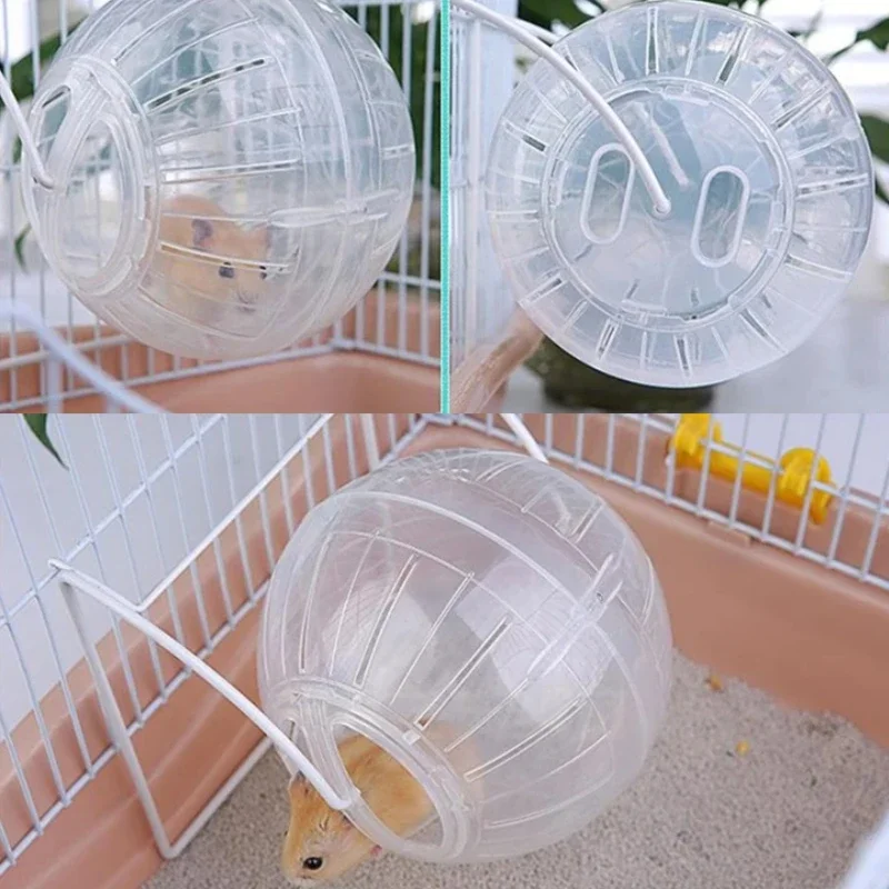 MOONBIFFY Hamster Rennende Bal | Transparant Ademend Ontwerp | Kleine Dieren Fitness Toy | Loopwiel - Image 6