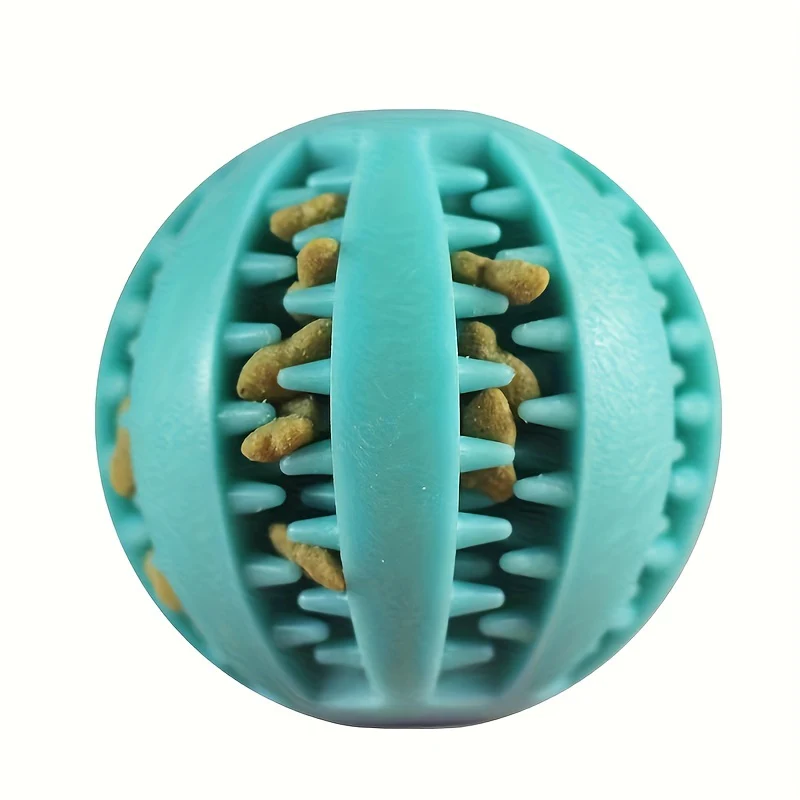 Hondenspeeltje | Kauwspeelbal voor Kleine Honden | Interactieve Elastische Voerbal | Tandreiniging | Plastic | Huisdieraccessoires - Image 13