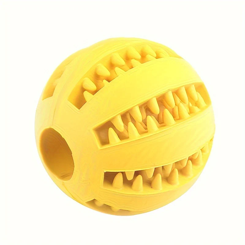 Hondenspeeltje | Kauwspeelbal voor Kleine Honden | Interactieve Elastische Voerbal | Tandreiniging | Plastic | Huisdieraccessoires - Image 15