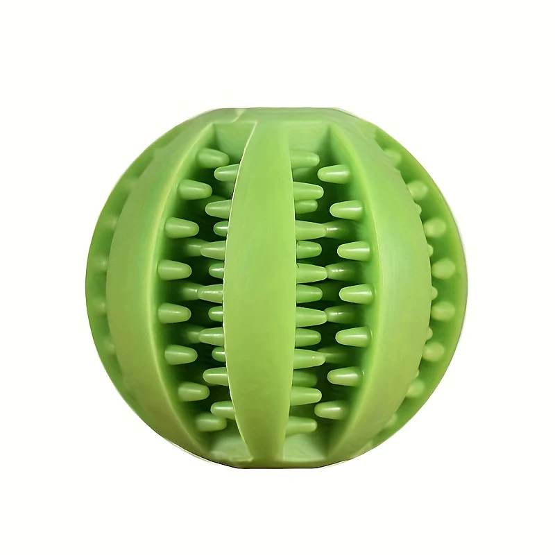 Hondenspeeltje | Kauwspeelbal voor Kleine Honden | Interactieve Elastische Voerbal | Tandreiniging | Plastic | Huisdieraccessoires - Image 3