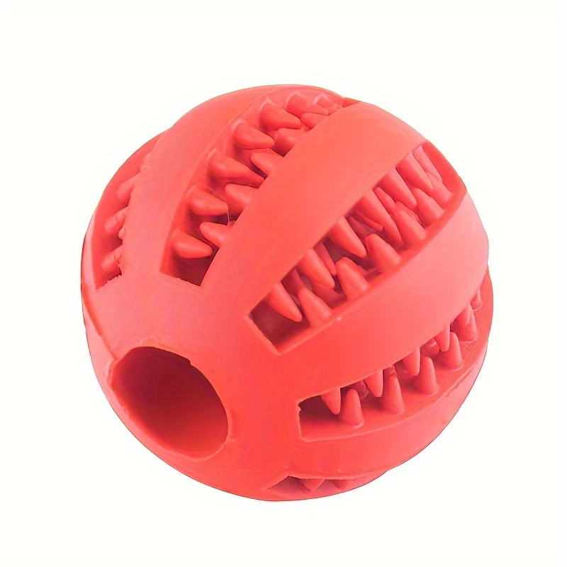 Hondenspeeltje | Kauwspeelbal voor Kleine Honden | Interactieve Elastische Voerbal | Tandreiniging | Plastic | Huisdieraccessoires - Image 5
