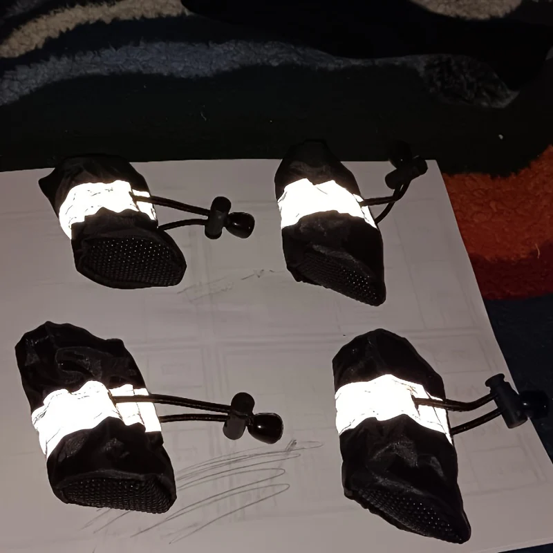 Waterbestendige Honden Schoentjes | Polyester | Kleurig Design | Beschermt Pootjes Kleine Honden - Image 7