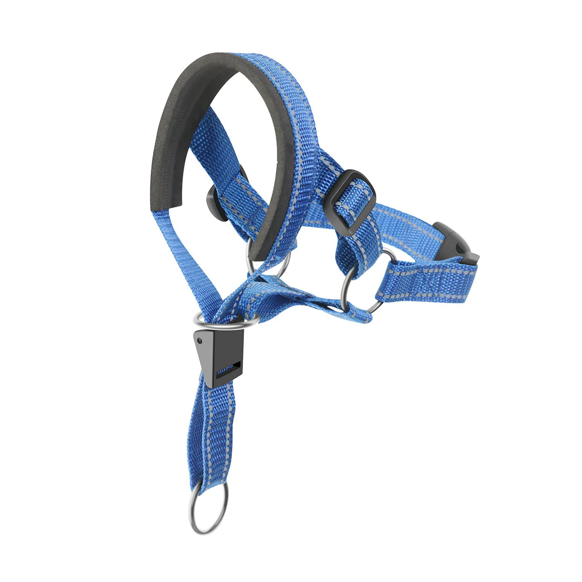 Ademende Nylon Anti-Blaf Snuit met Reflecterende Strips voor Honden | Verstelbare Pasvorm en Snelsluiting | Kleuren: Oranje, Rood, Blauw | Maten: S, M, L, XL - Image 7