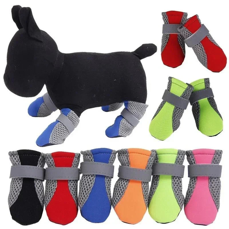 Hondenschoenen Waterdicht Ademend | Bescherming Regen Sneeuw | Antislip Zool Reflecterend | 4 Stuks - Image 10