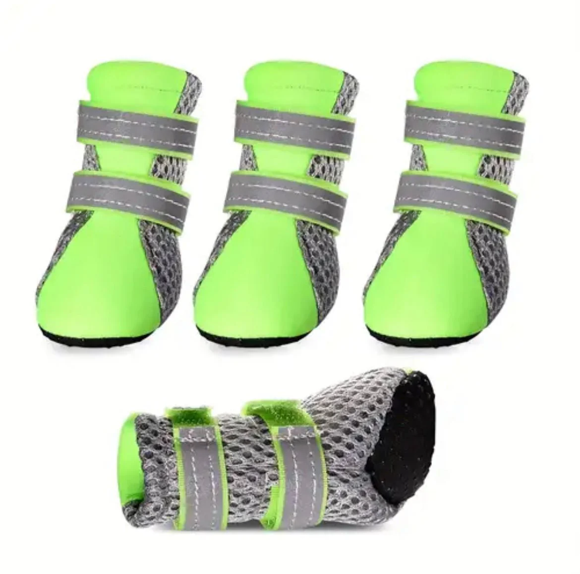 Hondenschoenen Waterdicht Ademend | Bescherming Regen Sneeuw | Antislip Zool Reflecterend | 4 Stuks - Image 17