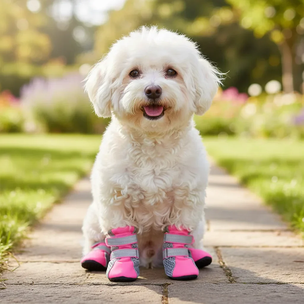 Hondenschoenen Waterdicht Ademend | Bescherming Regen Sneeuw | Antislip Zool Reflecterend | 4 Stuks - Image 2