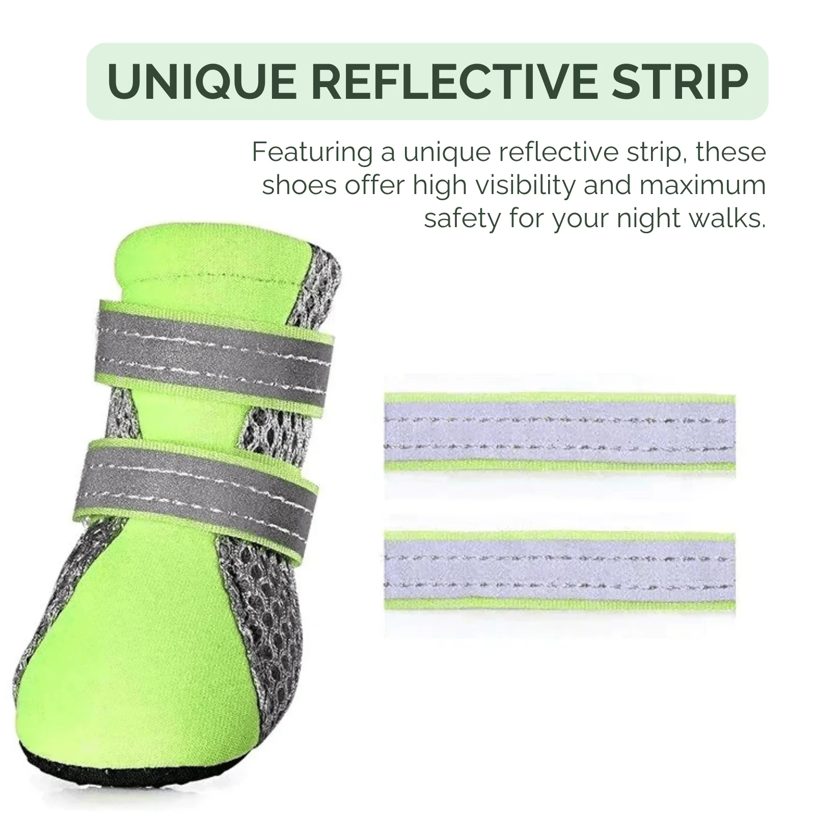 Hondenschoenen Waterdicht Ademend | Bescherming Regen Sneeuw | Antislip Zool Reflecterend | 4 Stuks - Image 8