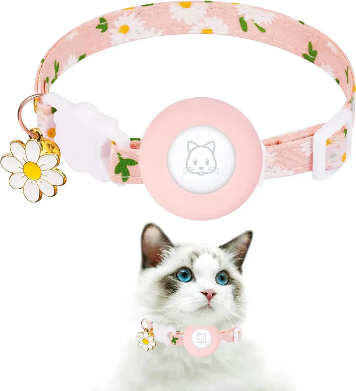 AirTag Kattenhalsband – Veilig, Breakaway & Met Belletje