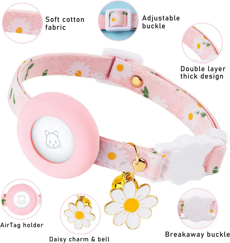 AirTag Kattenhalsband – Veilig, Breakaway & Met Belletje - Image 3