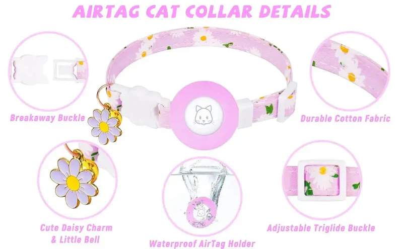 AirTag Kattenhalsband – Veilig, Breakaway & Met Belletje - Image 4