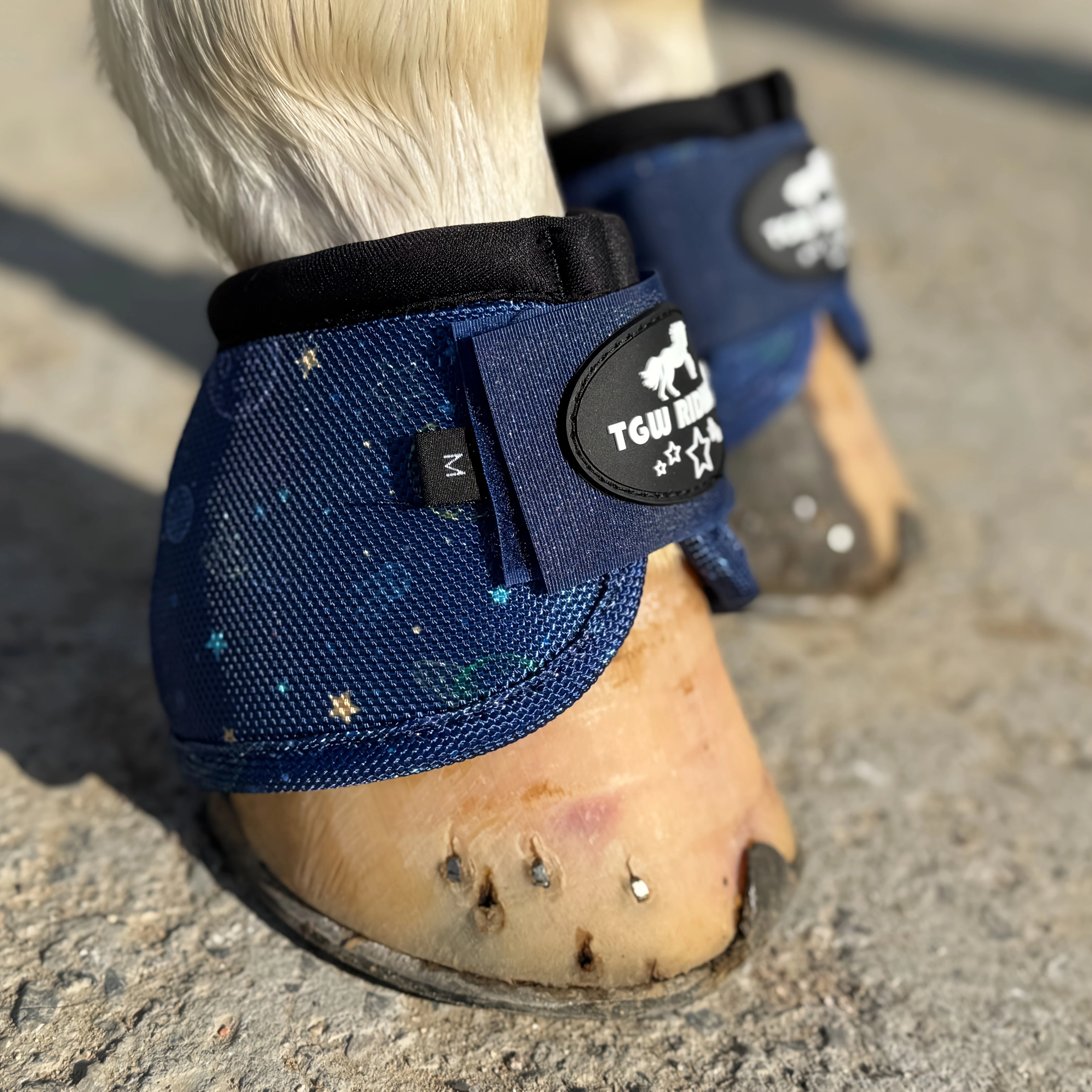 TGW RIDING | Paard Hoefbeschermers Anti-Slip | Nylon | Set van 4 | Zonder Batterij | Dierenbenodigdheden - Image 7