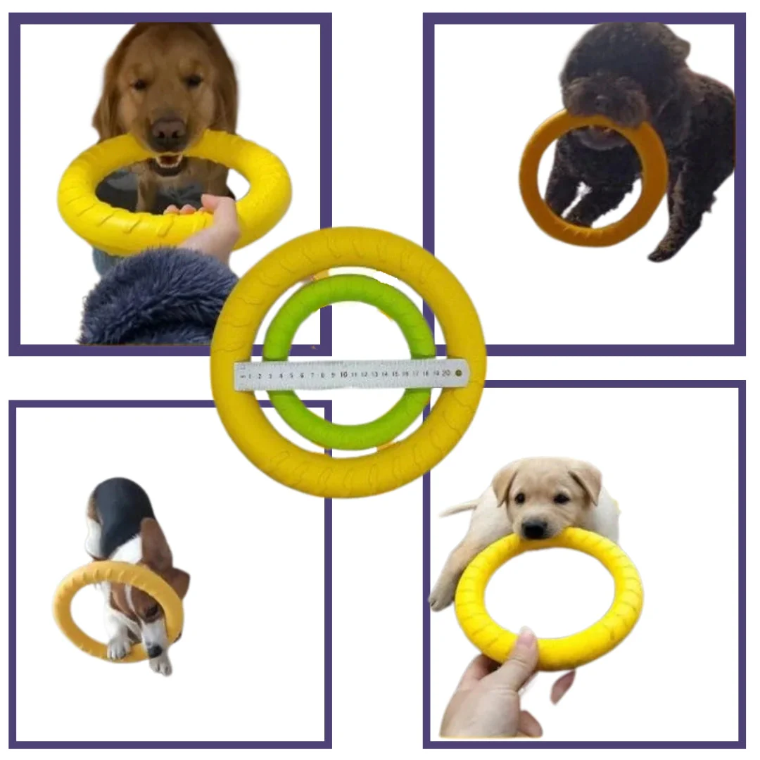 Duurzame Gele Kauwring Voor Honden | Interactief & Stimulerend | Verkrijgbaar in S en L | Rubber - Image 10
