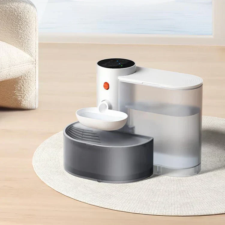 AquaFlow draadloze drinkfontein voor huisdieren 1.8L | Geavanceerde filtratie | Stil ontwerp | Scheiding schoon en vuil water