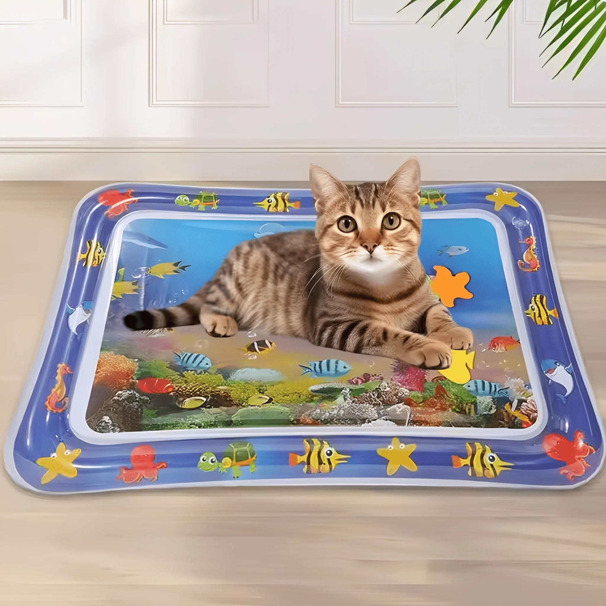 AquaHaven Waterspeelmat Kat | Afkoeling in Huis | Zelfstimulerend Speelplezier | Dierenplezier - Image 2