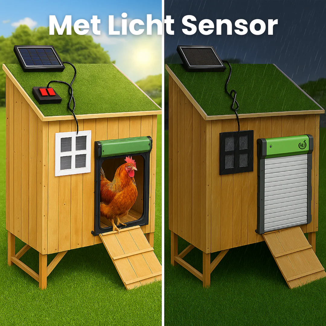 AutoHatch Guard | Automatisch Kippenluik | Afstandsbediening & Lichtsensor | Duurzaam & Weerbestendig | Veiligheidsdetectie | Rompproof Кippenverblijf | Slimme Instellingen - Image 3