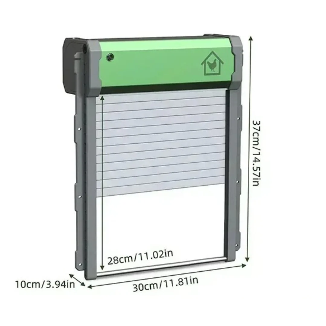 AutoHatch Guard | Automatisch Kippenluik | Afstandsbediening & Lichtsensor | Duurzaam & Weerbestendig | Veiligheidsdetectie | Rompproof Кippenverblijf | Slimme Instellingen - Image 7