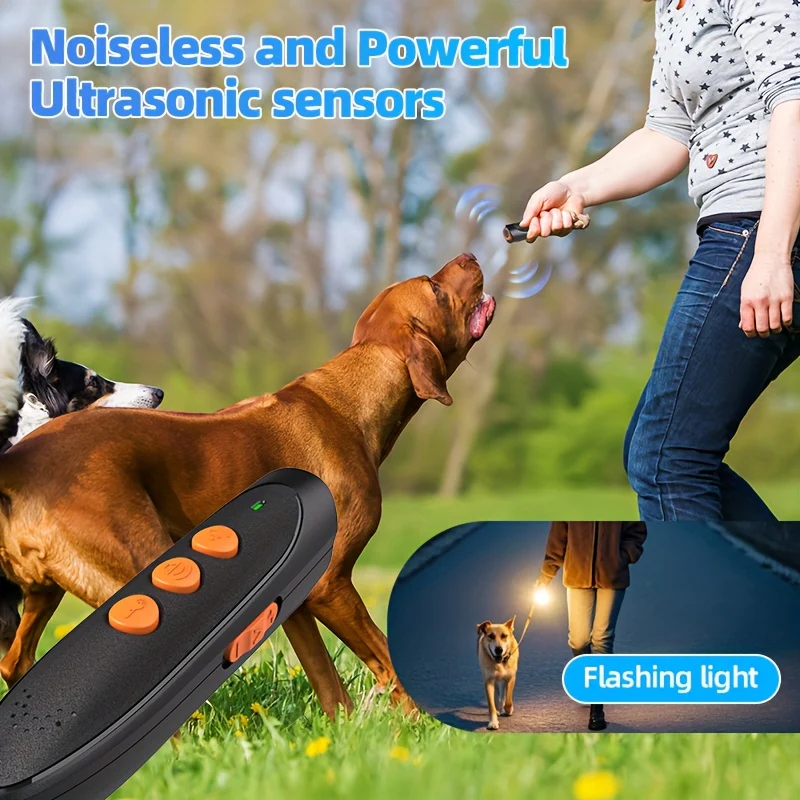 Anti Blaf Technologie | Oplaadbaar | Geluidsgolven | USB Opladen | Lithium Polymeer | Honden Trainer | ABS Materiaal - Image 6