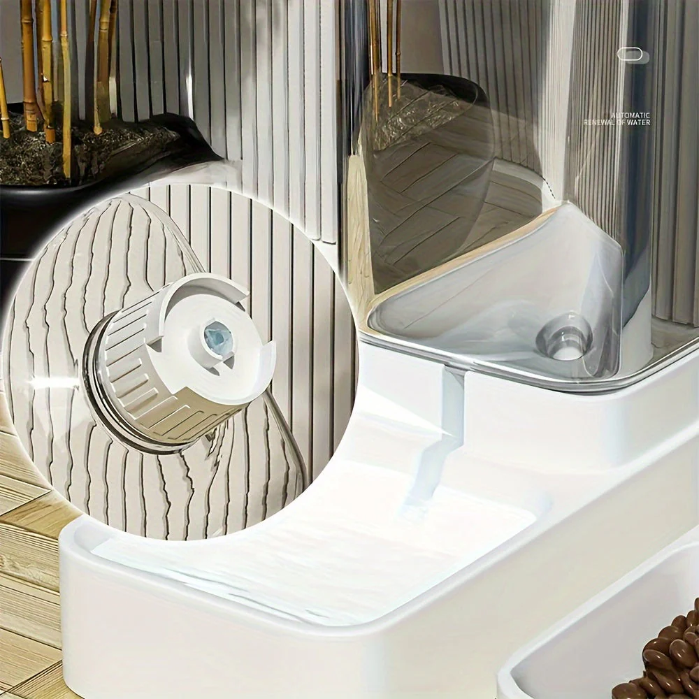 Huisdieren Voer- en Drinkfles Automatisch | Zwaartekracht Systeem | Duurzaam Kunststof - Image 3