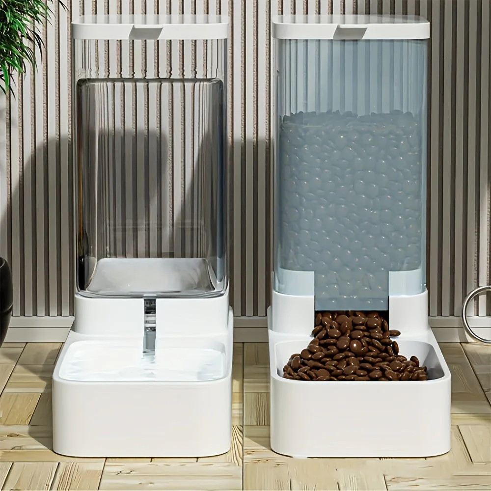 Huisdieren Voer- en Drinkfles Automatisch | Zwaartekracht Systeem | Duurzaam Kunststof - Image 7