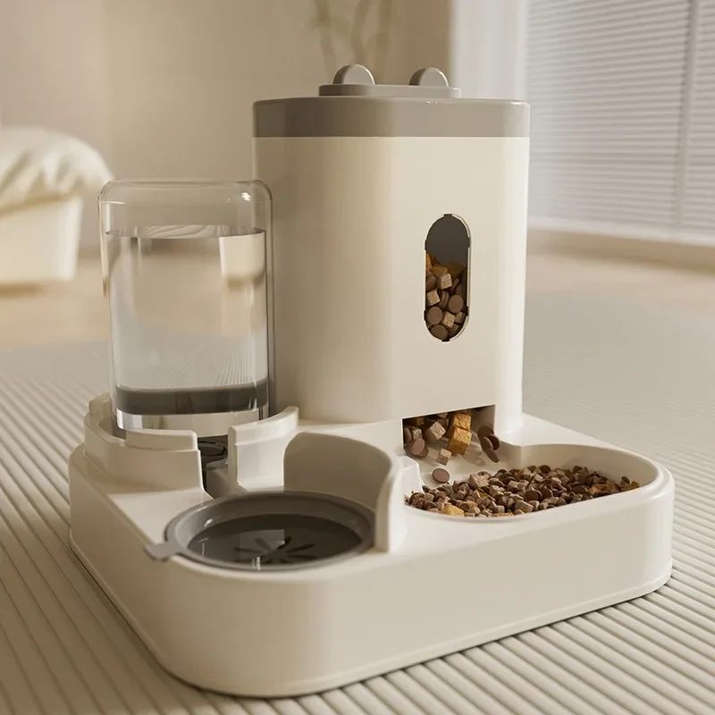 Grote Automatische Voeder- en Drinkbak met Waterfontein voor Huisdieren | Anti-Omkantel Ontwerp | Ideaal voor Katten en Honden - Image 3