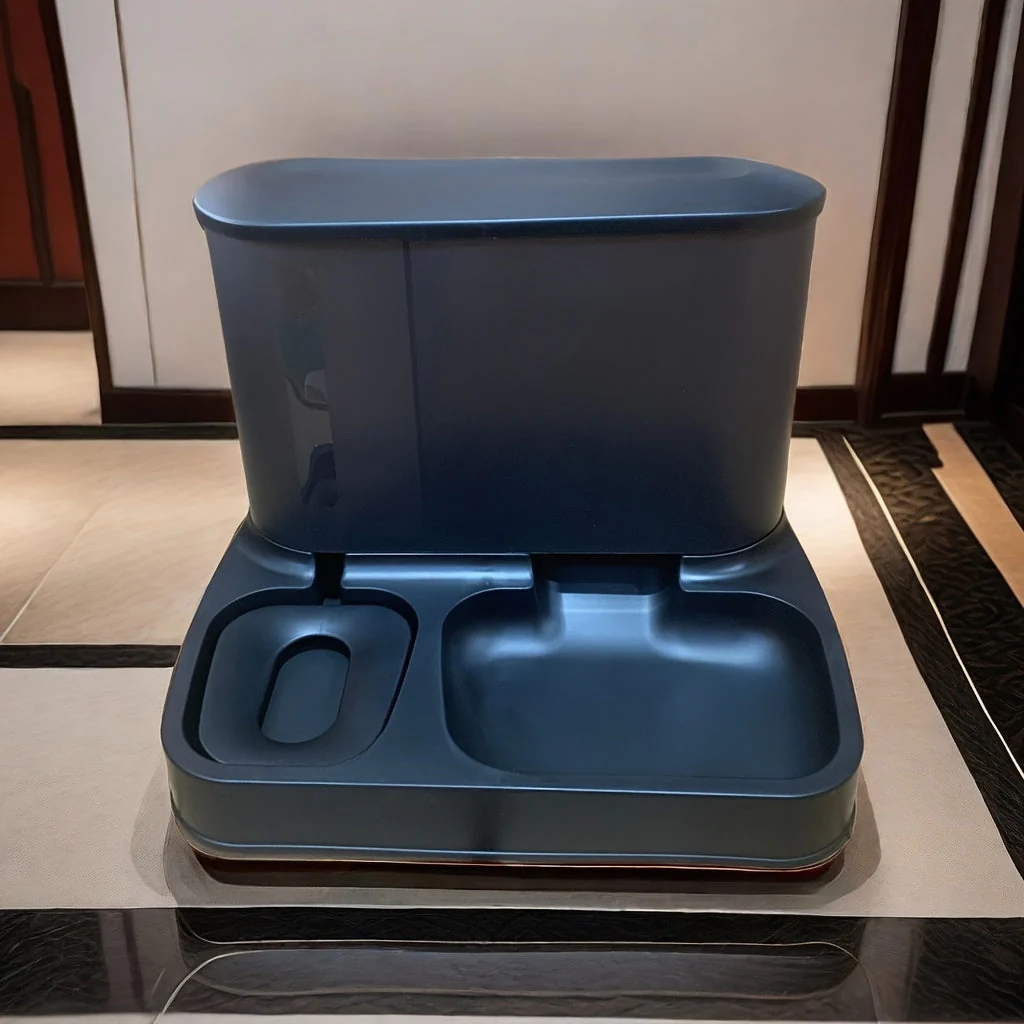 Kattenvoerbak met Automatische Waterdispenser | Zwaartekrachtgestuurd | Transparant Ontwerp | Voor Katten en Kleine Huisdieren | Duurzaam Kunststof | Gemakkelijk Bijvulbaar - Image 10