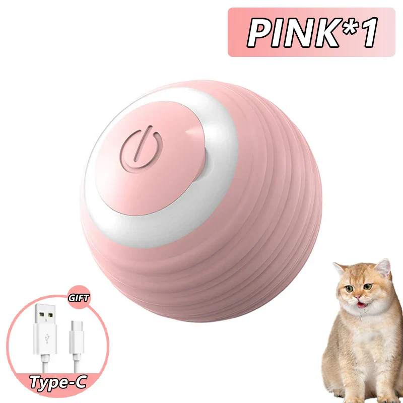 AutoPurr Smart Ball | Interactieve Bal voor Katten met Stille Werking en Intelligent Ontwijkingsmechanisme | Veilig en Duurzaam Speelgoed met Type-C Oplaadfunctie - Image 7