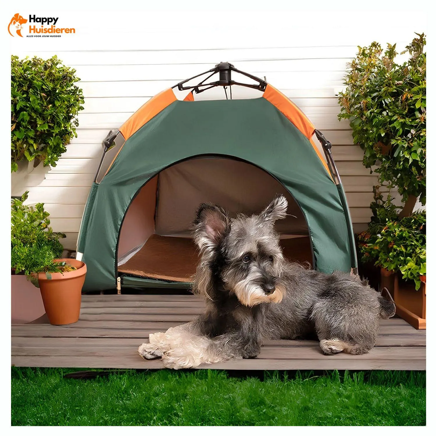 AvontuurKamp | Draagbaar Klapbare Tent voor Honden en Katten - Image 2