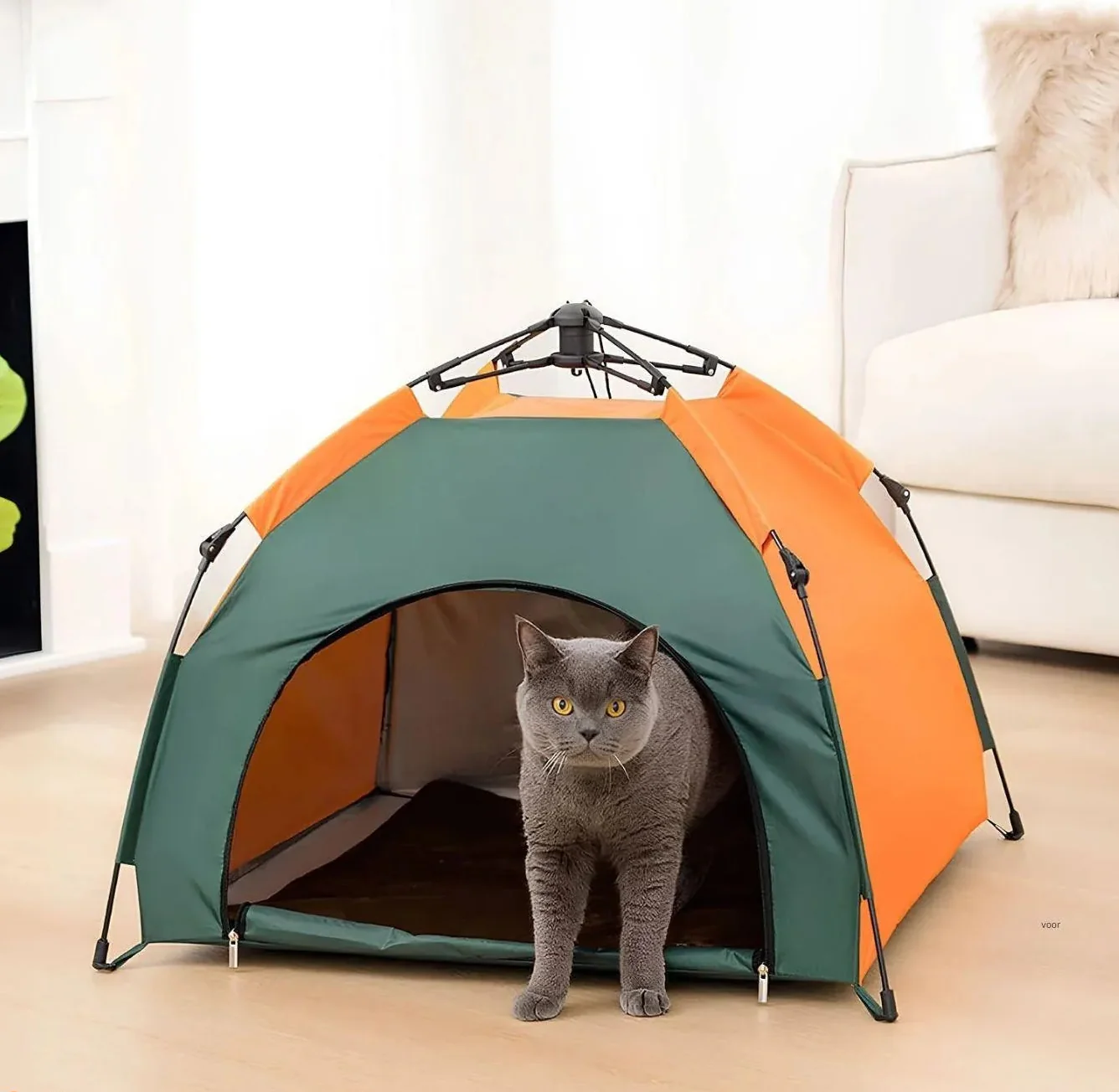 AvontuurKamp | Draagbaar Klapbare Tent voor Honden en Katten - Image 3
