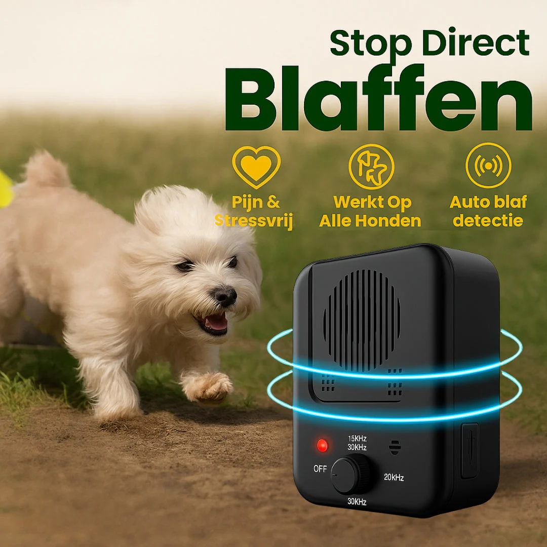 BarkBuddy | Ultrasoon Antiblafapparaat Voor Honden | Diervriendelijk | Slechts Hoorbaar Voor Honden | Weerbestendig | Oplaadbaar Via USB - Image 4