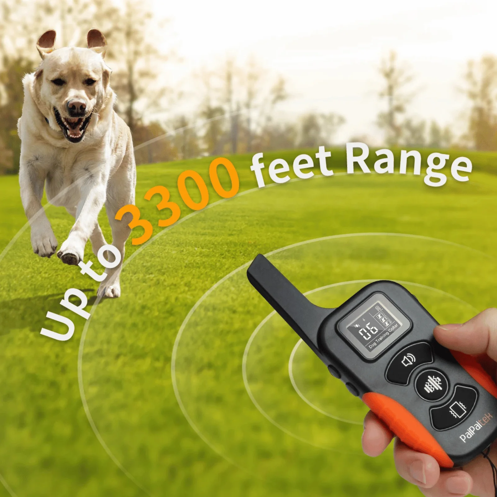 BarkShield Anti-blafband | Geluid & Vibratie | Oplaadbaar & Waterdicht | Vermindert Blaffen | Voor Alle Honden | 975m Bereik | Diervriendelijk Blaftraining | Verstelbare Pasvorm | Zonder Schokken - Image 10