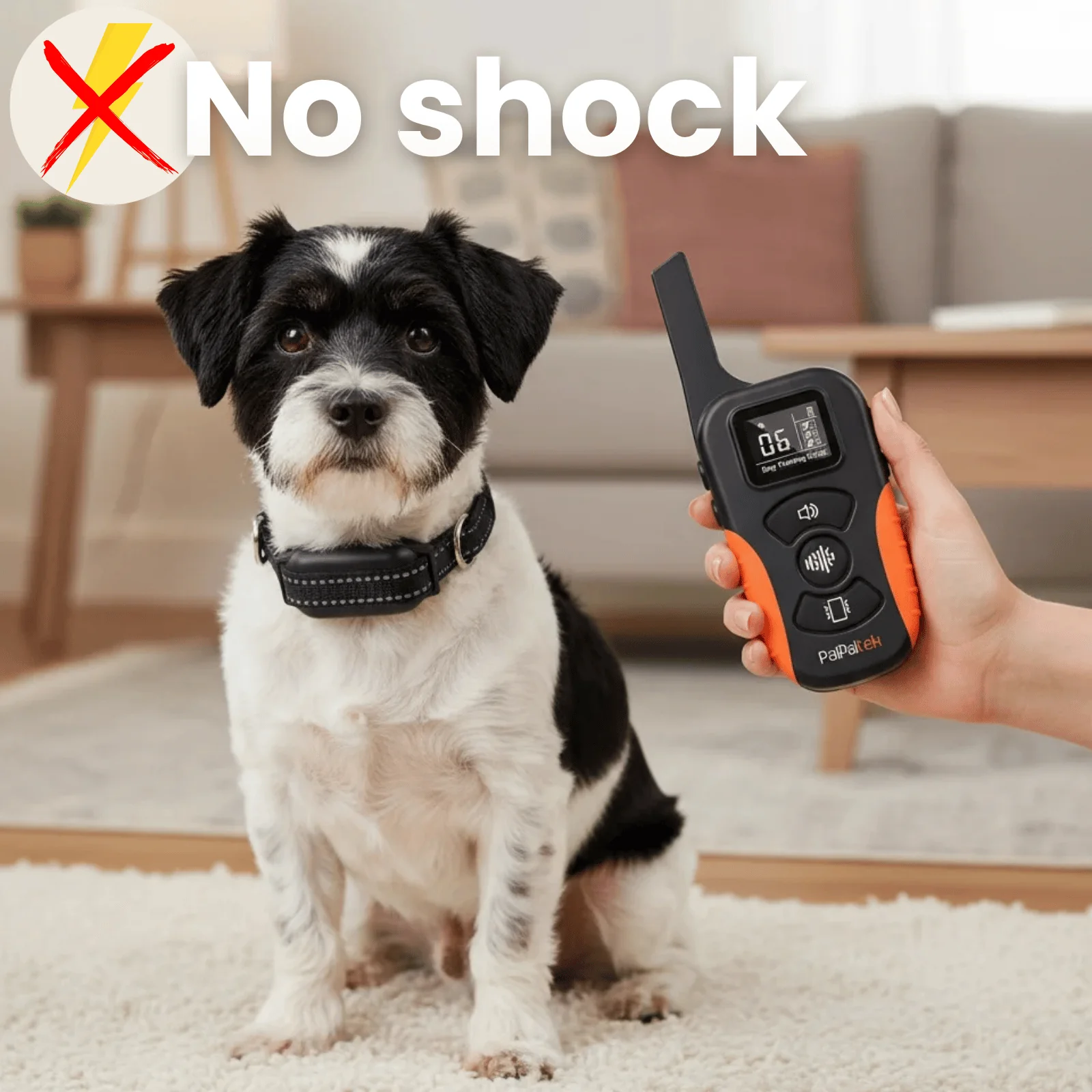 BarkShield Anti-blafband | Geluid & Vibratie | Oplaadbaar & Waterdicht | Vermindert Blaffen | Voor Alle Honden | 975m Bereik | Diervriendelijk Blaftraining | Verstelbare Pasvorm | Zonder Schokken - Image 4