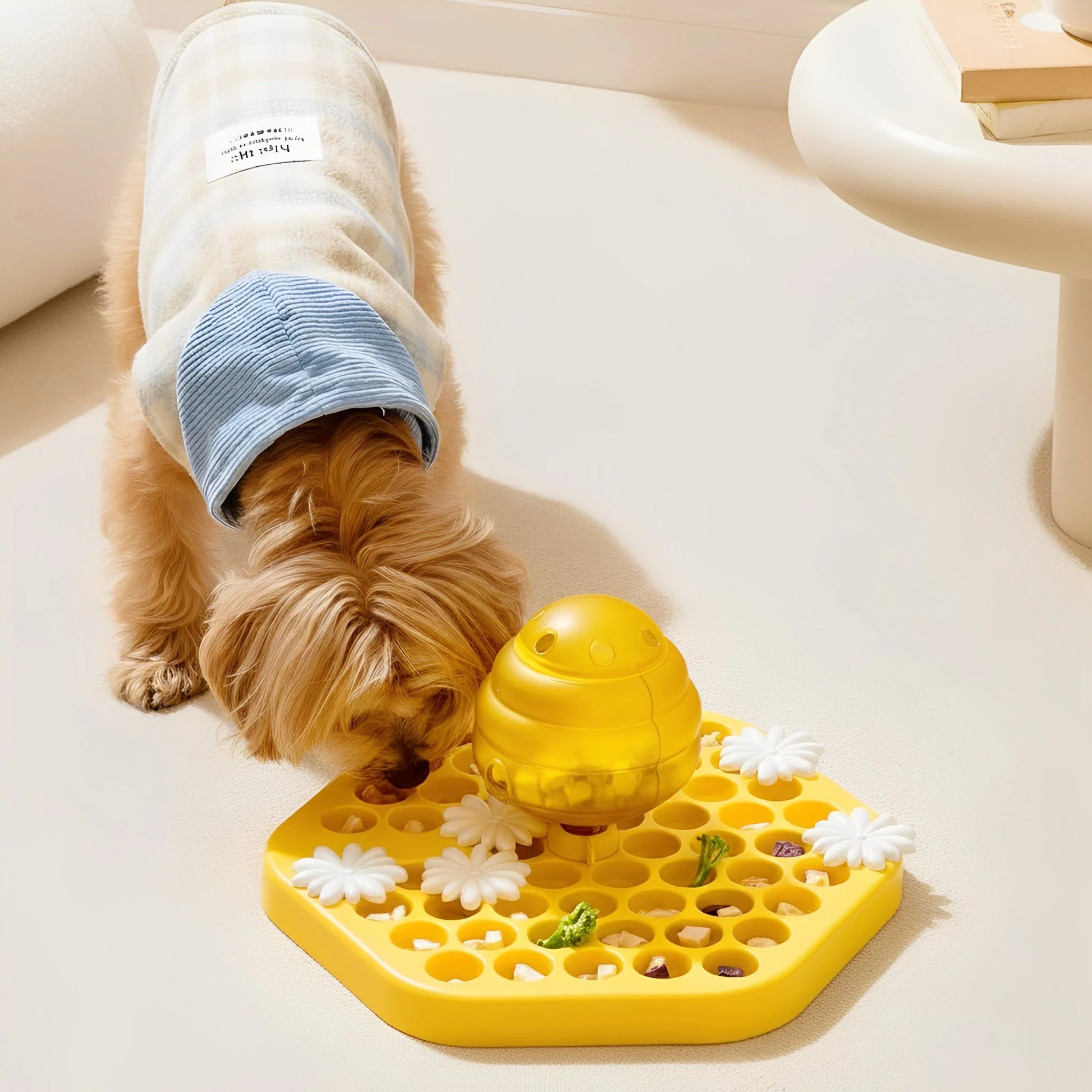 Buzzl Voerbak Met Antislip | Puzzel Anti-Schrok Voor Honden | Eetuitdaging | Intellectuele Stimulatie