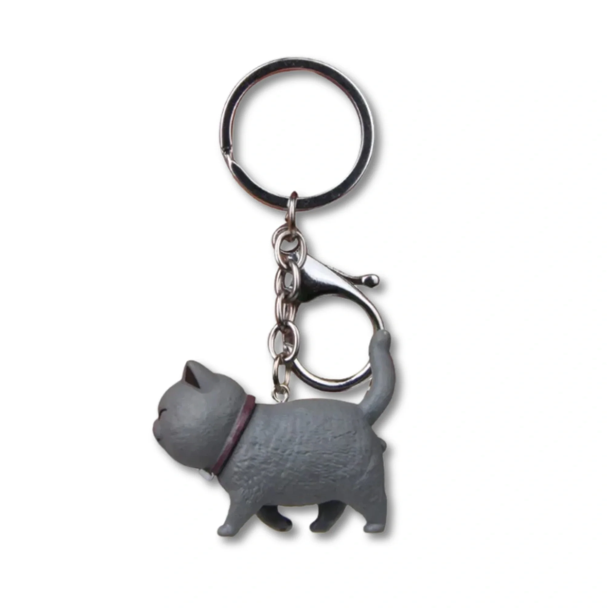 Cartoon Kittens Sleutelhanger | Schattige Katten Hanger | Creatief Cadeau voor Dames | Autosleutelhanger | Tasaccessoire | Unisex Katten Sleutelhanger | Resin & Metaal