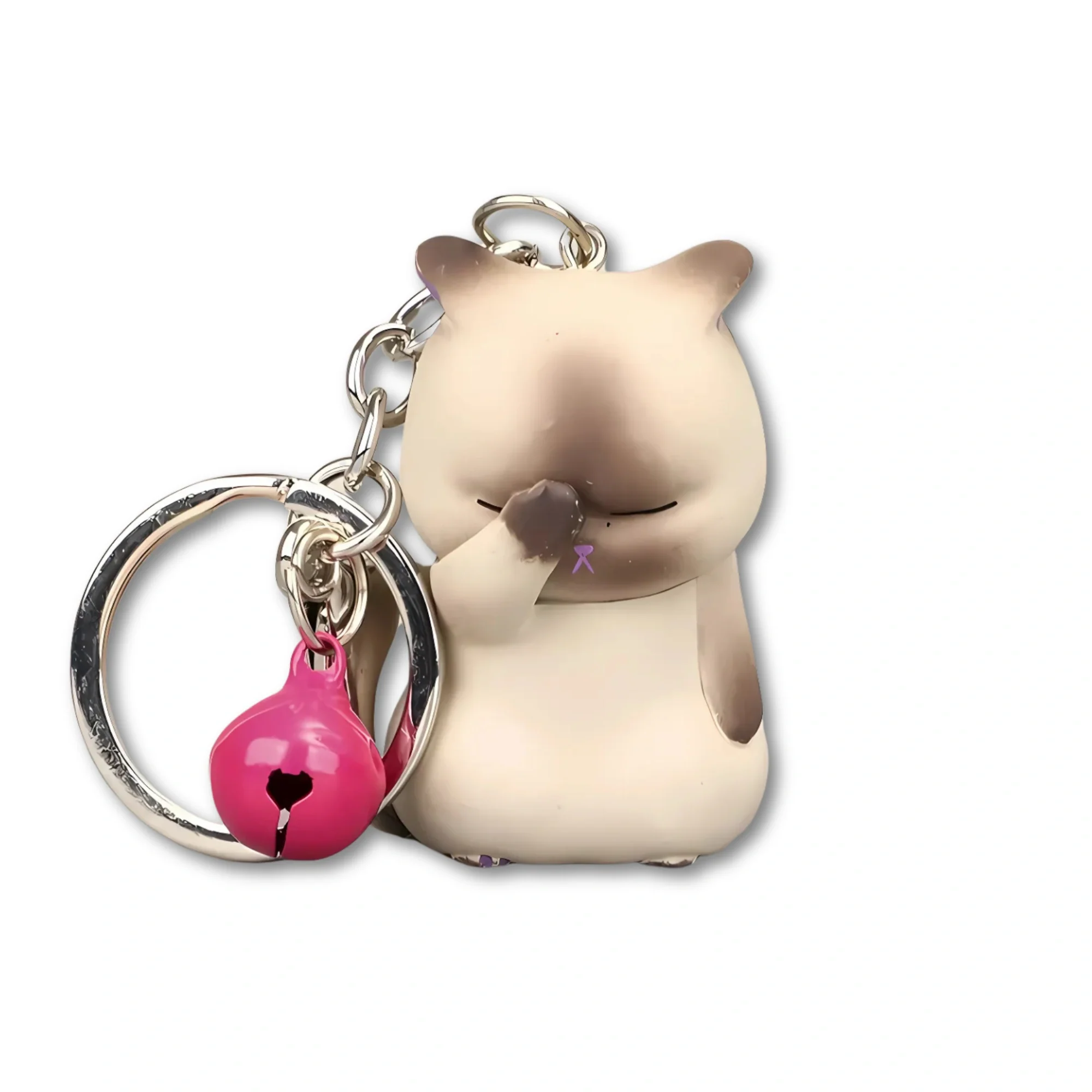 Sleutelhanger met schattige cartoon katten | Creatieve kattendieren hanger voor dames | Accessoire voor autosleutels en tassen | Perfect cadeau