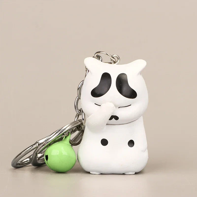 Cartoon katten sleutelhanger | Schattig kattenhanger voor tas, sleutels of auto | Creatieve katten accessoire voor dames | Cadeau idee - Image 2