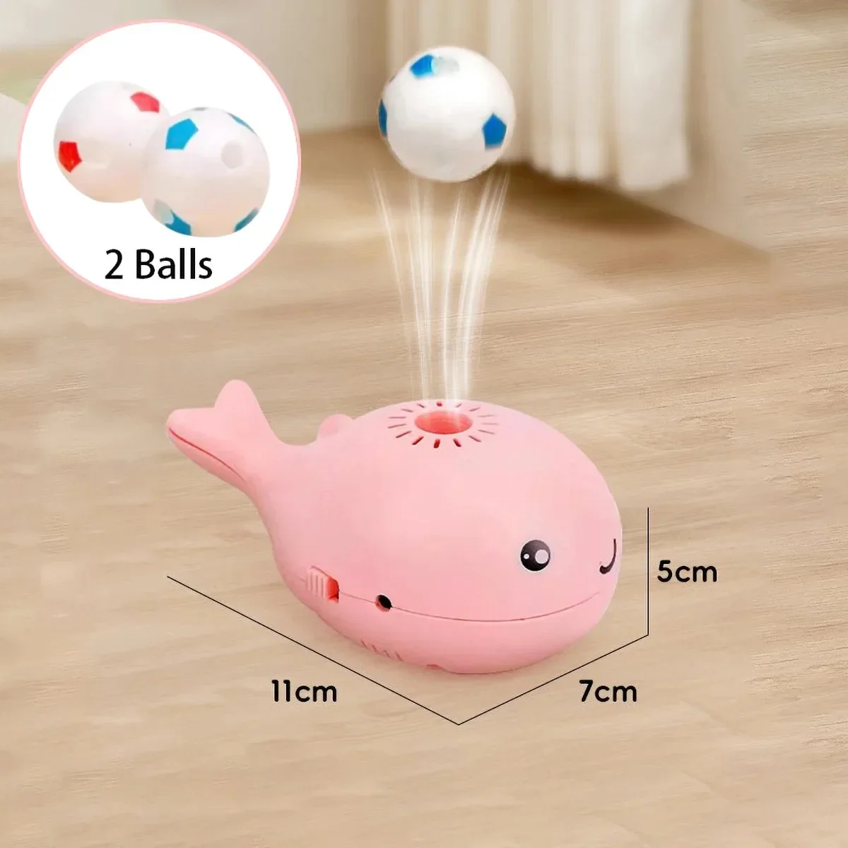 Elektrische Zweefbal Speelgoed voor Katten | Walvisvormig | USB Oplaadbaar | Interactief Huisdierenspeelgoed | Zwevende Bal | Draagbaar en Veilig | Multifunctionele Ventilator Functie - Image 7