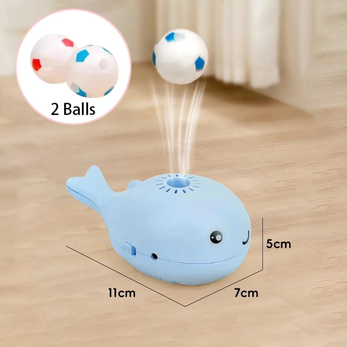 Elektrische Zweefbal Speelgoed voor Katten | Walvisvormig | USB Oplaadbaar | Interactief Huisdierenspeelgoed | Zwevende Bal | Draagbaar en Veilig | Multifunctionele Ventilator Functie - Image 8