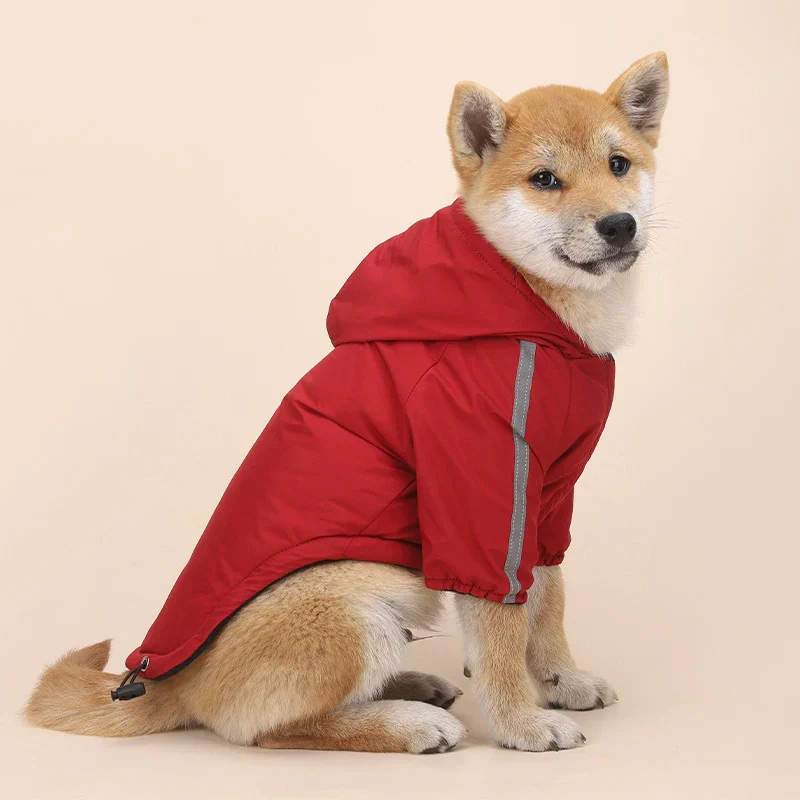ChillGuard | Waterdichte Hondenjas voor Kleine Honden en Katten | Warm & Reflecterend | Polyester | Capuchon | Winterbescherming - Image 2