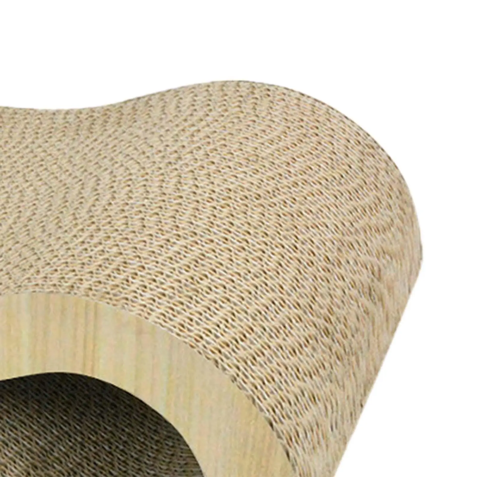 ClawMate Golfkarton Krabmeubel voor Katten | 56x21x18 cm | Comfortabele Rust- en Speelplaats | Beschermer voor Meubels - Image 4
