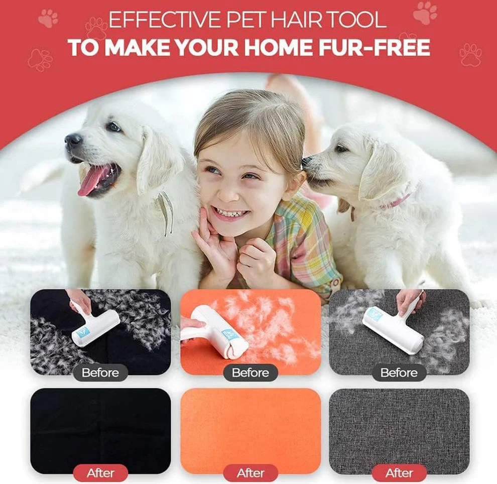 CleanFur | Herbruikbare Pluisverwijderaar voor Thuis | Effectief Tegen Haren van Huisdieren op Meubels en Kleding | Zonder batterijen - Image 6