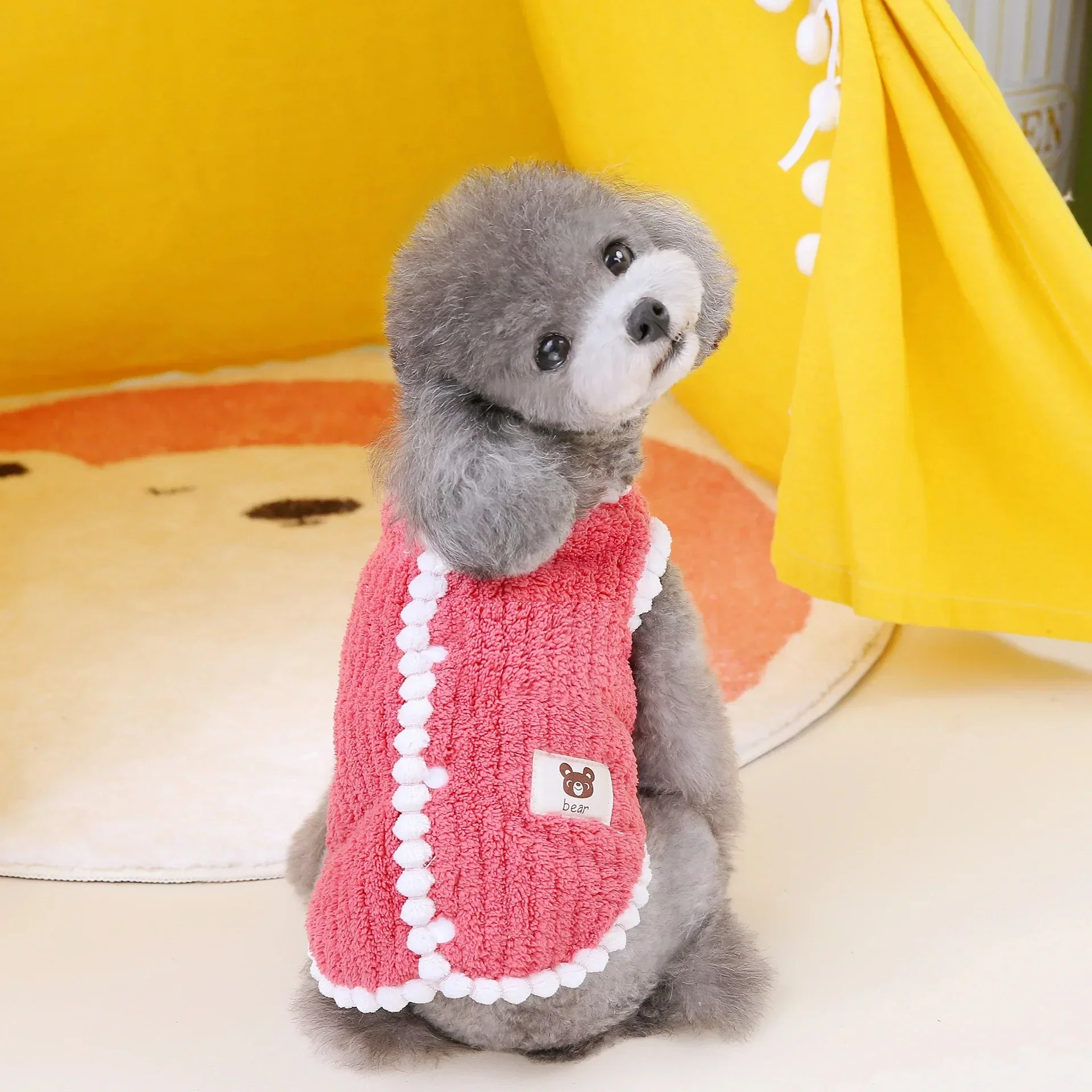CozyCoat Fleece Jas | Warmte voor Kleine Honden & Katten | Chihuahua Franse Bulldog Yorkies | Comfortabele Pasvorm | Ideaal voor Herfst en Winter | Gemakkelijk Aan te Trekken | Volledige Bescherming - Image 7