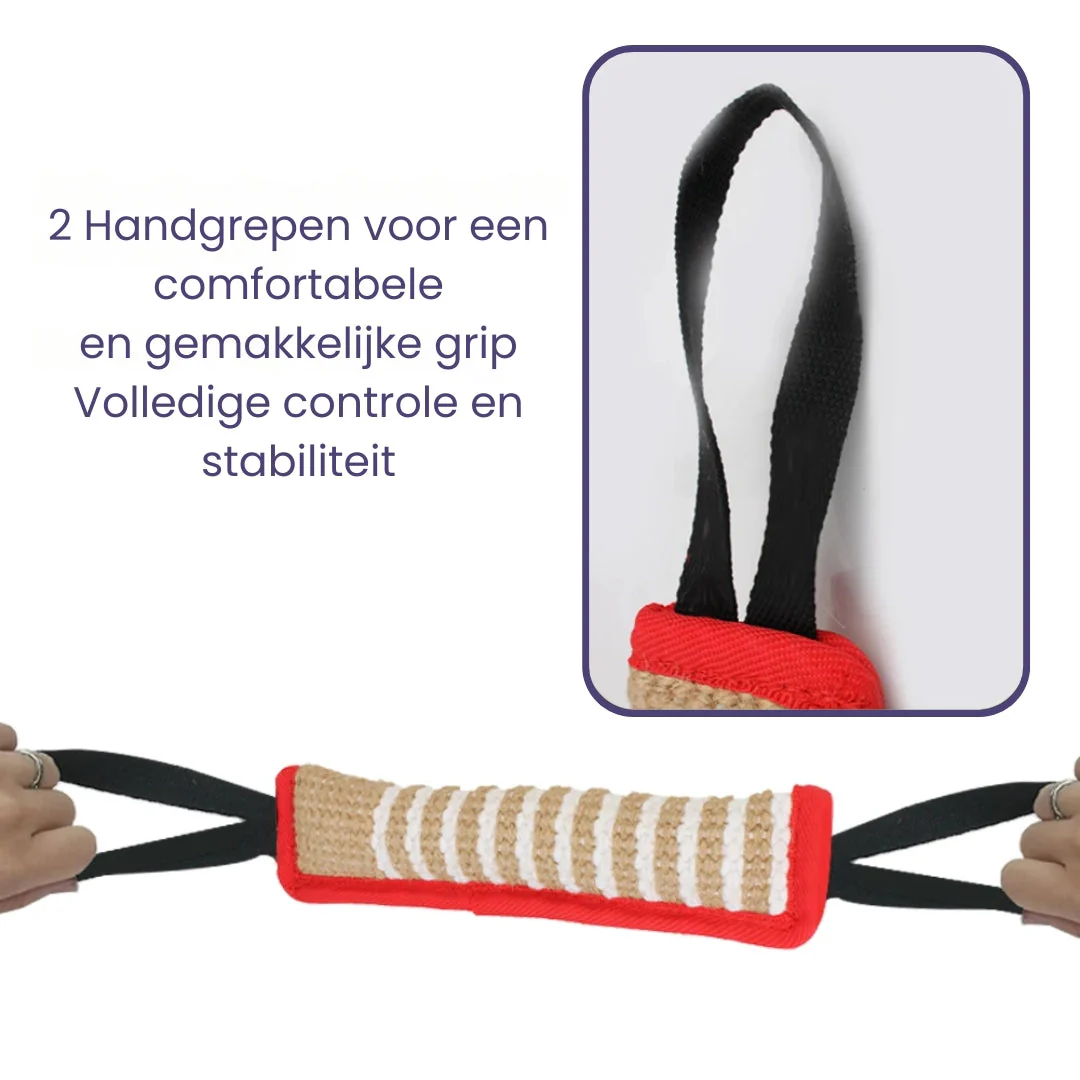 Hondentrainingskussen met Touwgrepen | Duurzaam Kauwspeelgoed | Veerkrachtig Bijtspeeltje voor Honden - Image 4