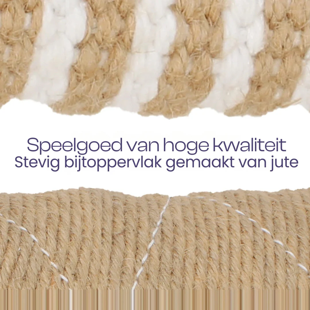 Hondentrainingskussen met Touwgrepen | Duurzaam Kauwspeelgoed | Veerkrachtig Bijtspeeltje voor Honden - Image 8