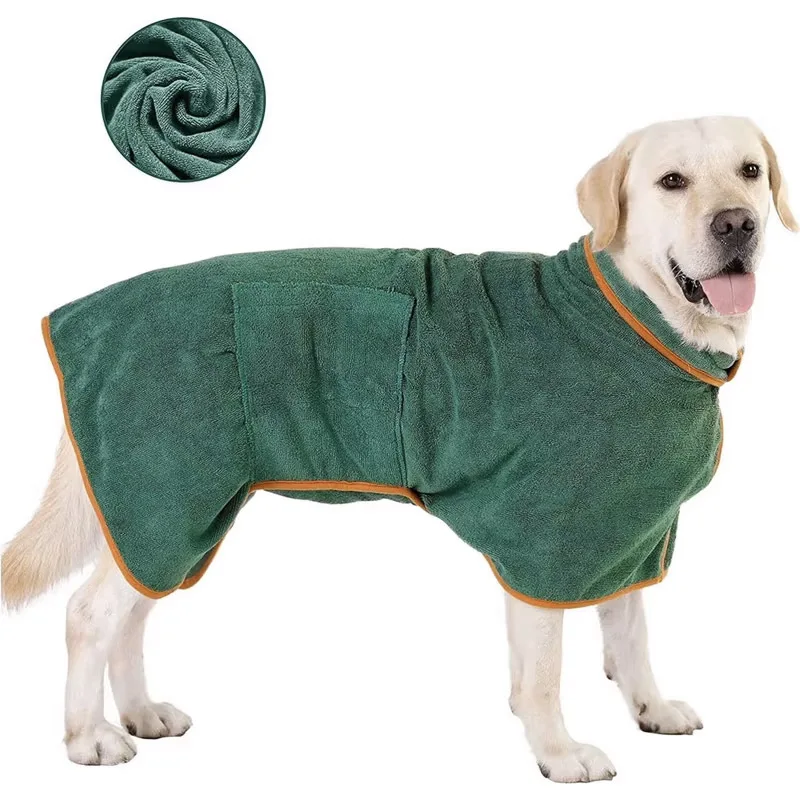Hondendouchemantel | Sneldrogend | Ademend | Absorberend | All-Season | Vachtreiniging | Huisdierverzorging
