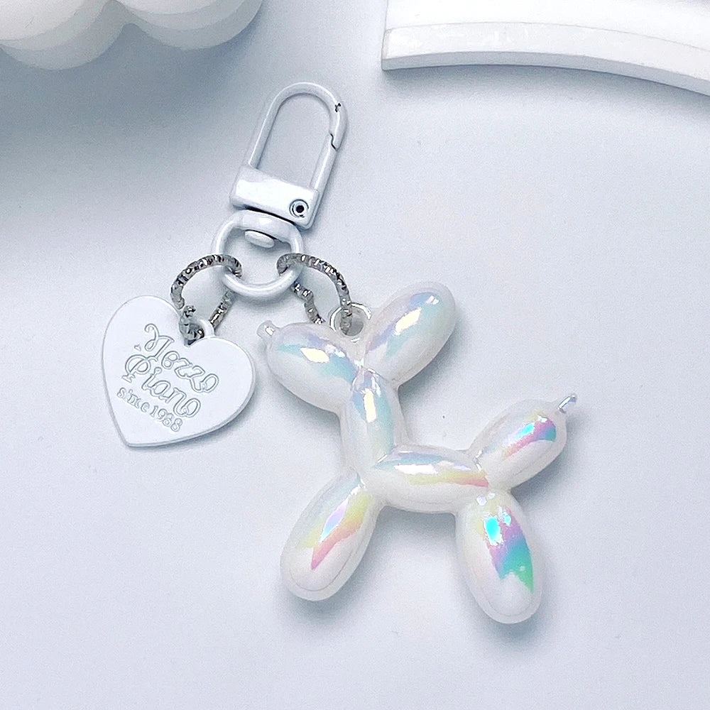 Schattige Acryl Ballon Hond Sleutelhanger | Cartoon Dier | Tas Hanger | Y2K Sleutelhanger voor Dames, Koppels, Auto, Rugzak & Geschenk | Trendy Accessoire Decoratie - Image 11
