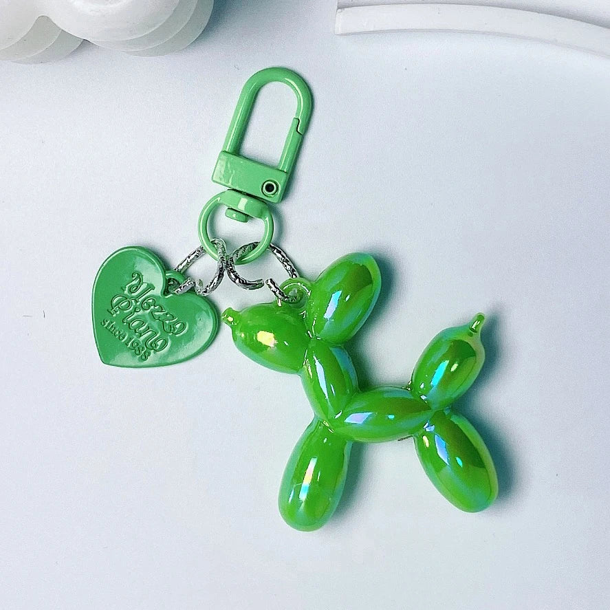 Schattige Acryl Ballon Hond Sleutelhanger | Cartoon Dier | Tas Hanger | Y2K Sleutelhanger voor Dames, Koppels, Auto, Rugzak & Geschenk | Trendy Accessoire Decoratie - Image 13