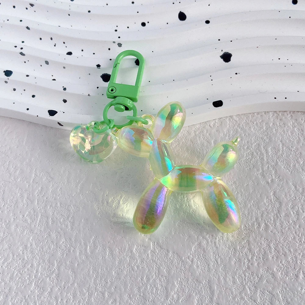 Schattige Acryl Ballon Hond Sleutelhanger | Cartoon Dier | Tas Hanger | Y2K Sleutelhanger voor Dames, Koppels, Auto, Rugzak & Geschenk | Trendy Accessoire Decoratie - Image 14