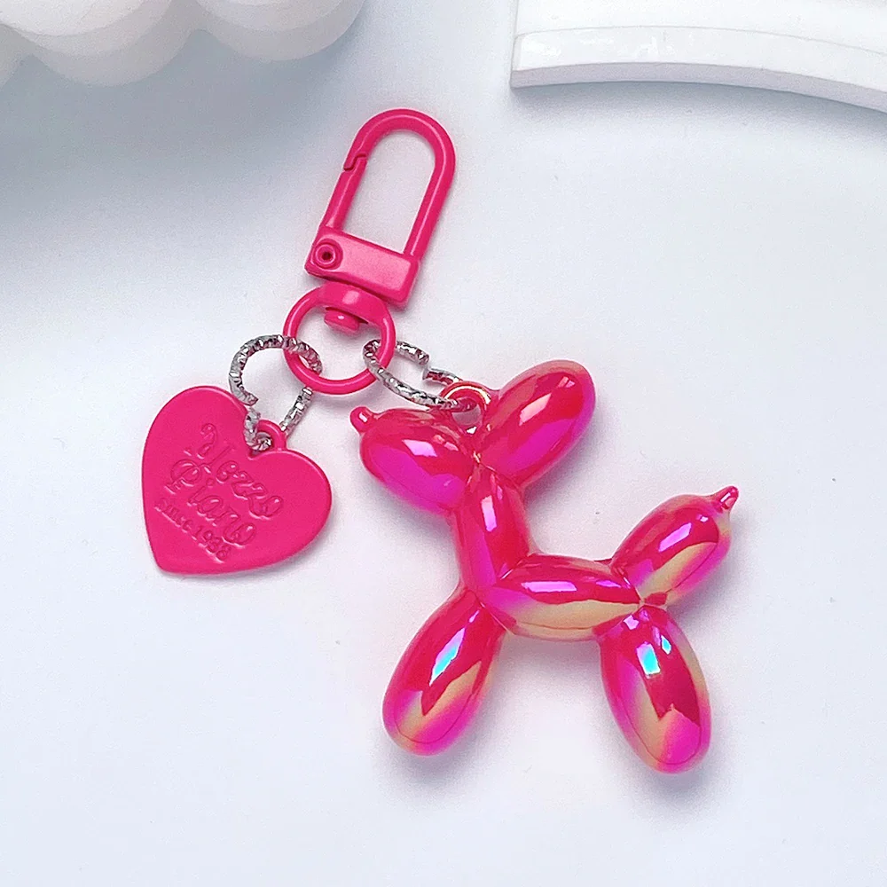 Schattige Acryl Ballon Hond Sleutelhanger | Cartoon Dier | Tas Hanger | Y2K Sleutelhanger voor Dames, Koppels, Auto, Rugzak & Geschenk | Trendy Accessoire Decoratie - Image 15